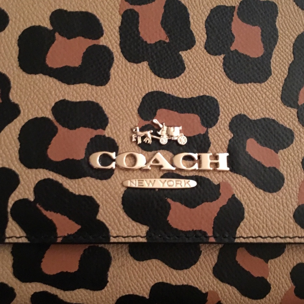 NWT Coach ocelot Bag - Picture 2 of 6